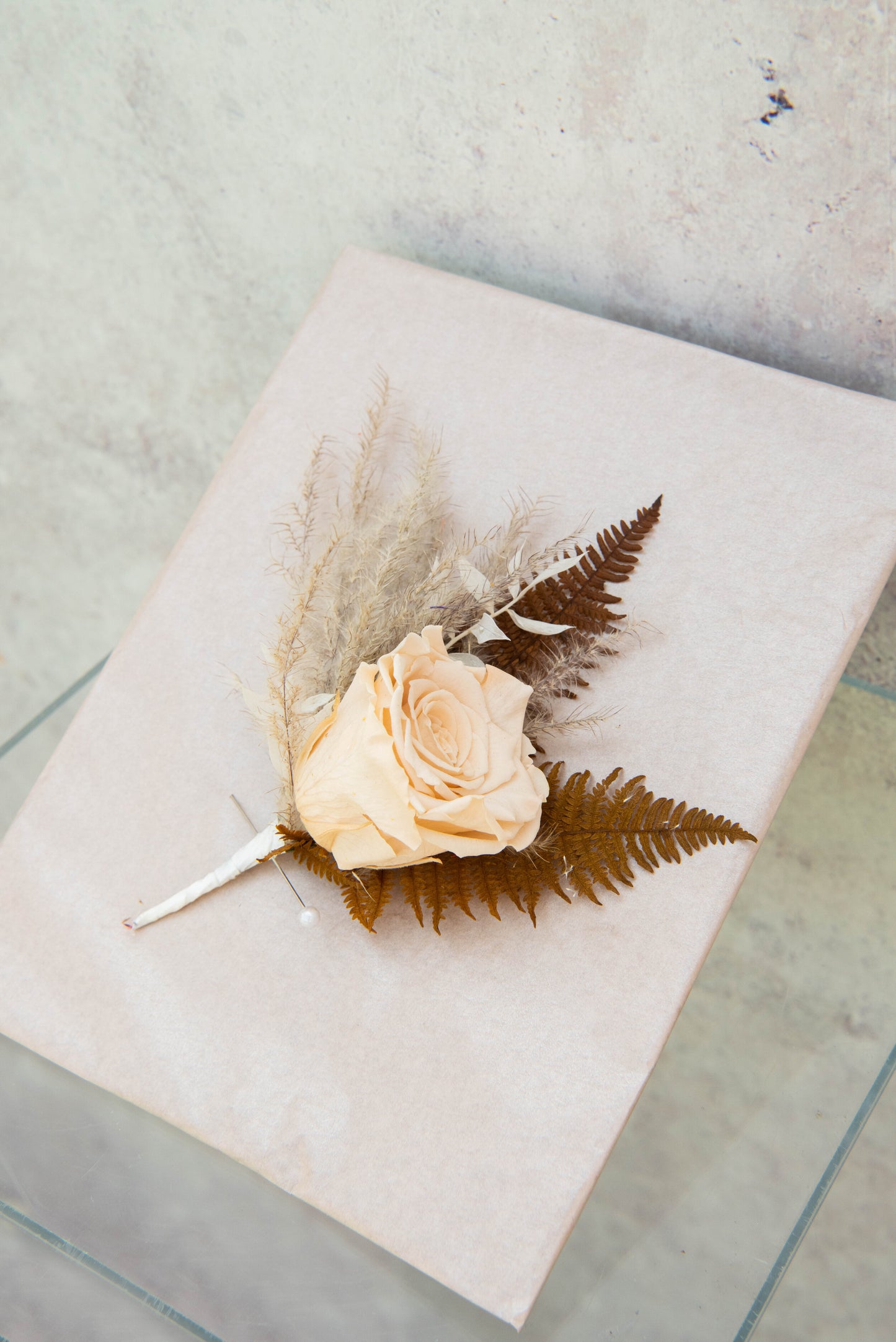 TRULY MADLY DEEPLY GROOMS BUTTONHOLE